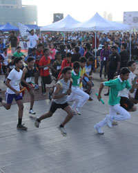 First edition of PUMA's School of Speed, a one-of-a-kind relay running race for school students