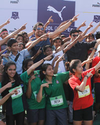 First edition of PUMA's School of Speed, a one-of-a-kind relay running race for school students