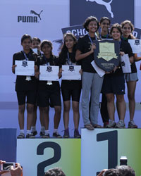 First edition of PUMA's School of Speed, a one-of-a-kind relay running race for school students