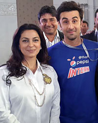 Ranbir Kapoor in Banglore at IPL auctions 2014