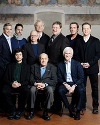 Monuments Men Team in front of The Last Supper