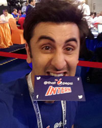 Ranbir Kapoor in Banglore at IPL auctions 2014