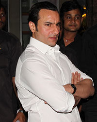 Saif Ali Khan at Randhir Kapoor's birthday dinner