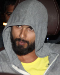 Shahid Kapoor snapped at Versova