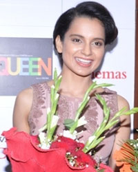 Kangana Ranaut at Queen visits Wave Cinemas