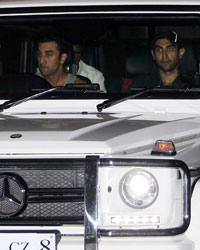 Ranbir Kapoor  snapped at bandra coming out of gym