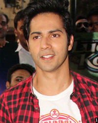 Varun Dhawan  promotes 'Main Tera Hero' at Gaeity galaxy theatre bandra