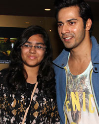 Varun Dhawan meet his fans at pvr juhu