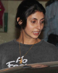 Stars Shweta Bachchan snapped at Karan Johar's house