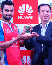 Virat Kohli during the Huawei India and Roya Challengers Bangalore tie-up for IPL 2014