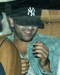 Ranbir Kapoor at Aamir Khan's house