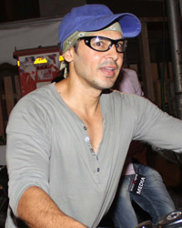 Dino Morea snapped Biking in Bandra