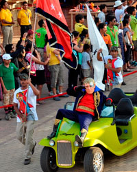 Mogambo khush hua at The Grand Imagica Parade at Adlabs Imagica