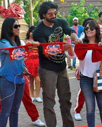 Actors Rana Daggubati Pallavi Joshi along with Pooja Shetty and Aarti Shetty inaugurate The Grand Imagica Parade