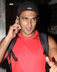 Ranveer Singh snapped at Farhan Akhtar's House