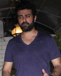 Harman Baweja at a restaurant in Bandra