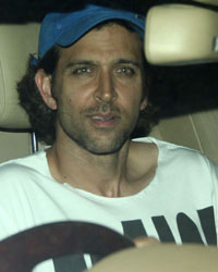 Hrithik Roshan at special screening of 'Heropanti'