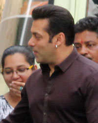 Salman Khan at Mehboob Studio, Bandra