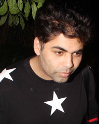 Karan Johar snapped at Olive bar Bandra