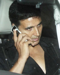 Akshay Kumar snapped in Juhu