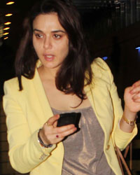 preity Zinta Snapped at Hakkason restaurent, Bandra