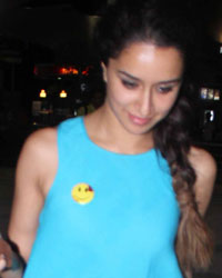 Shraddha Kapoor snapped at domestic airport