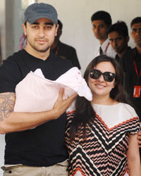 Imran Khan and Avantika Malik snapped leaving Hospital