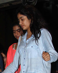 Sri Devi and Jhanvi Kapoor snapped at Cinemax