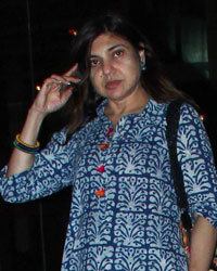 Alka Yagnik snapped at Cinemax