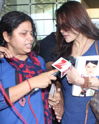 Preity Zinta snapped at Airport