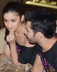 Sidharth Shukla, Alia Bhatt and Varun Dhawan at Tao Bar and Lounge, Chandigarh