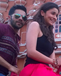 Varun Dhawan and Alia Bhatt promote Humpty Sharma Ki Dulhania in Jaipur