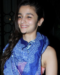 Alia Bhatt spotted outside a restaurant in Bandra