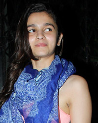 Alia Bhatt spotted outside a restaurant in Bandra