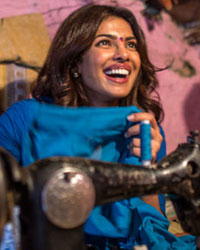 UNICEF India Ambassador actress Priyanka Chopra on a field visit in Chandrapur, Maharashtra