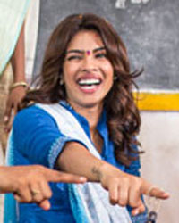 UNICEF India Ambassador actress Priyanka Chopra on a field visit in Chandrapur, Maharashtra