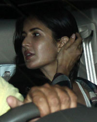 Katrina Kaif coming out of a dubbing studio