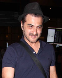 Sanjay Kapoor snapped at airport