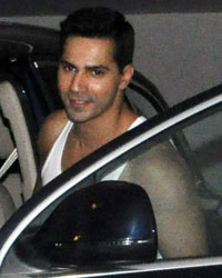 Varun Dhawan snapped at Karan Johar house in Bandra