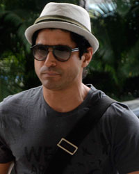 Farhan Akhtar snapped at Airport