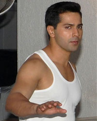 Varun Dhawan snapped at Karan Johar house in Bandra