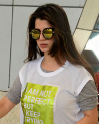 Kainaat Arora spotted at airport