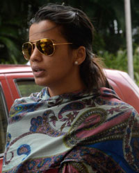 Mugdha Godse spotted at airport