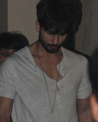 Shahid Kapoor spotted at his new house