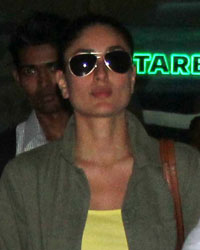 Salma Khan and Kareena Kapoor snapped at airport