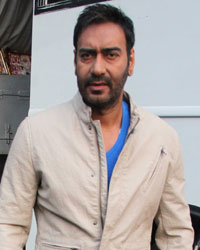 Ajay Devgn snapped at Filmcity