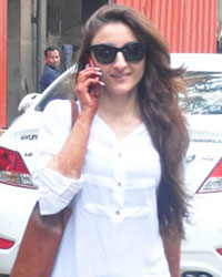 Soha Ali Khan spotted outside a beauty parlour ahead of her marriage ceremony in Mumbai