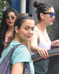 Amrita Arora, Kareena Kapoor and Malaika Arora Khan snapped at Olive Bar