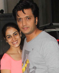 Genelia D'Souza and Ritesh Deshmukh