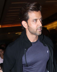 Hrithik Roshna snapped with his kids at PVR